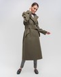 Пальто CO035, цвет: хаки Allweneed