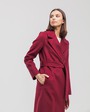 Пальто-халат Carrie NEW, цвет: винный Allweneed Пальто из плотной шерсти на подкладе. Модель прямого силуэта с английским воротником, классической линией плеча. Дополнено двумя вместительными втачными карманами и поясом из основного материала.
Женственный силуэт пальто и пояс, подчеркивающий талию, делает эту модель идеальным вариантом для любителей классики.
На модели размер XS