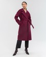 Пальто-халат Ameli со спущенным плечом, цвет: бордовый Allweneed Минималистичное пальто-халат со спущенным плечом и прорезными карманами. Дополнено поясом из основного материала. Особенность данной модели - оригинальный разрезной крой на спинке и полочке.
На модели размер XS