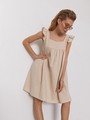 Платье мини , цвет: светло-бежевый Allweneed
Платье в стиле baby doll мини длины оформлено рукавами-крылышками. Модель без застежек
на подкладочной ткани. Ткань идеальна для жаркого лета: дышит, создает ощущение легкости и приятна к телу. Создайте воздушный женственный образ в дуэте с аксессуарами: босоножками, фигурной сумкой и украшениями в золотистой-бежевой гамме.
На модели размер XS