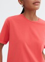 Футболка в стиле Boyfriend, цвет: коралловый Allweneed Футболка свободного кроя из слегка тянущегося хлопкового материала. В новой коллекции мы выпустили футболки в новыхбазовых, пастельных и приглушенных цветах.
На модели размер S