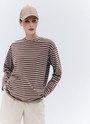 Лонгслив Oversize в полоску, цвет: Кофейно-белый в полоску Allweneed
Лонгслив из длинноволокнистого хлопка. Модель свободного кроя. Хлопок с добавлением искусственных волокон, что делает его мягче и долговечнее обычного хлопка. Двойное переплетение (интерлок) делает ткань прочнее: после стирок футболка не деформируется при правильном уходе. Ткань дышит и впитывает влагу. Составляйте комфортные образы с джинсами и шортами.
На модели размер XS/S
