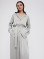 Рубашка Oversize с поясом, цвет: мятный Allweneed
Удлиненная рубашка из ткани атласного переплетения с шелковистой текстурой. Ткань красиво сияет на солнце. Спущенная линия плеча подчеркивает хрупкость силуэта. Сьемный пояс на линии талии. Широкие рукава с манжетами можно закатать на нужную высоту для удобства. Застежка на пуговицы, обтянутые собственной тканью. Образ дополнят брюки палаццо из новой коллекции.
На модели размер XS/S