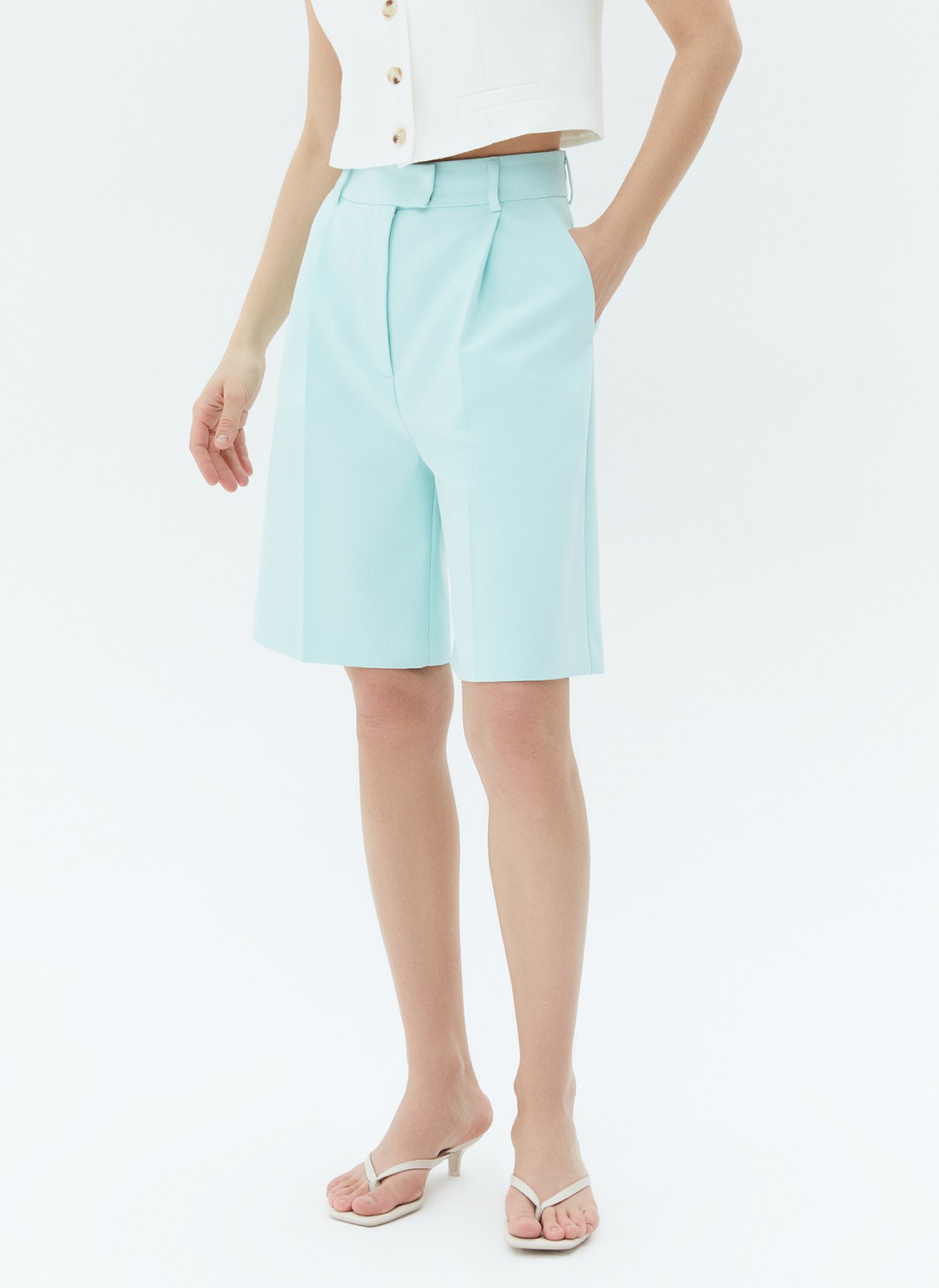 Шорты-бермуды, цвет: мятный Allweneed