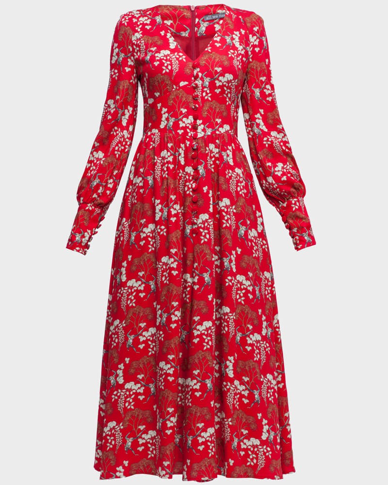 Платье DR-027-1 (алый)