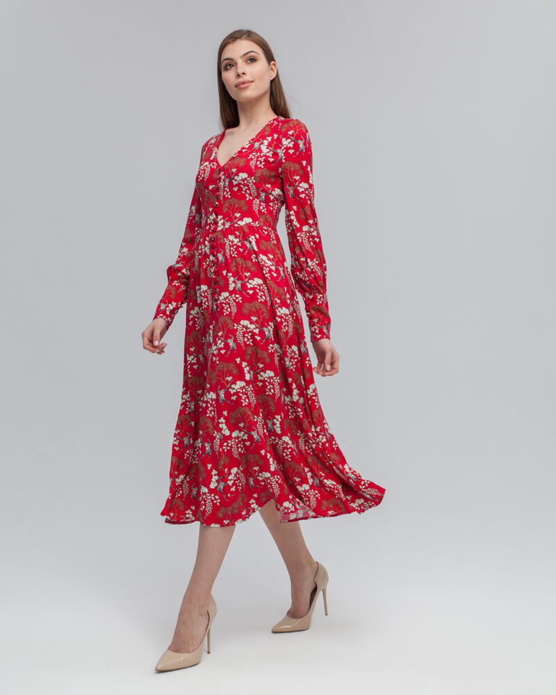 Платье DR-027-1 (алый)