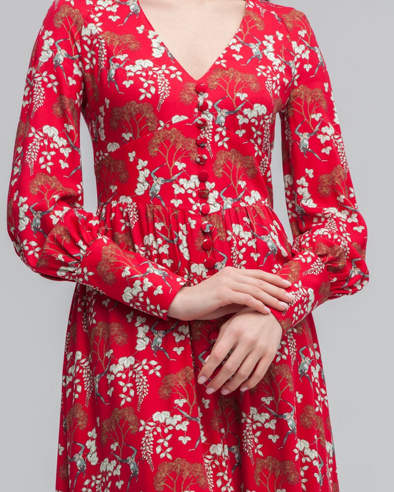 Платье DR-027-1 (алый)