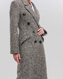 Пальто CO-036 (черно-бежевая клетка)