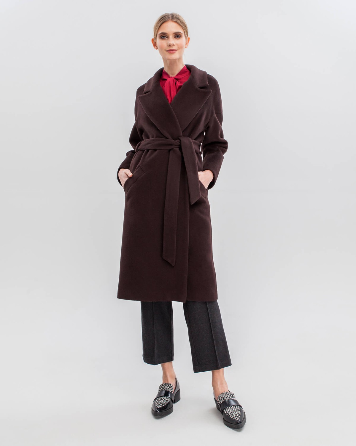 Пальто - Harvey CO-006 (коричневый)