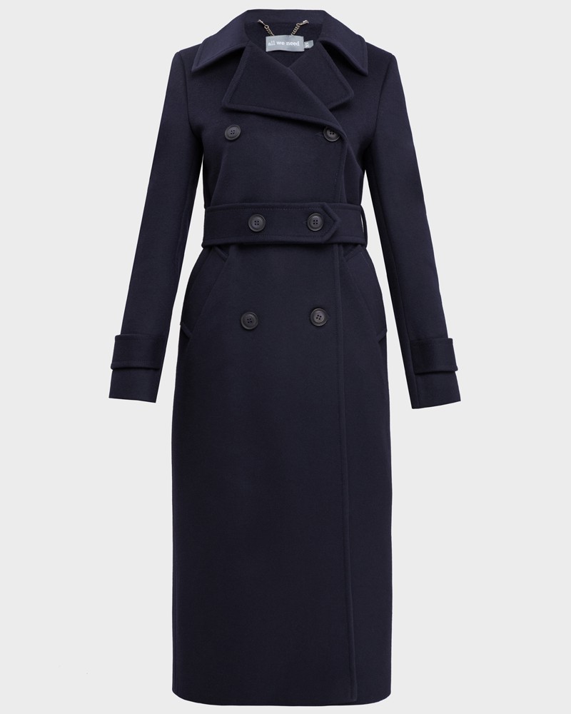 Пальто - Dandy CO-025 (темно-синий)