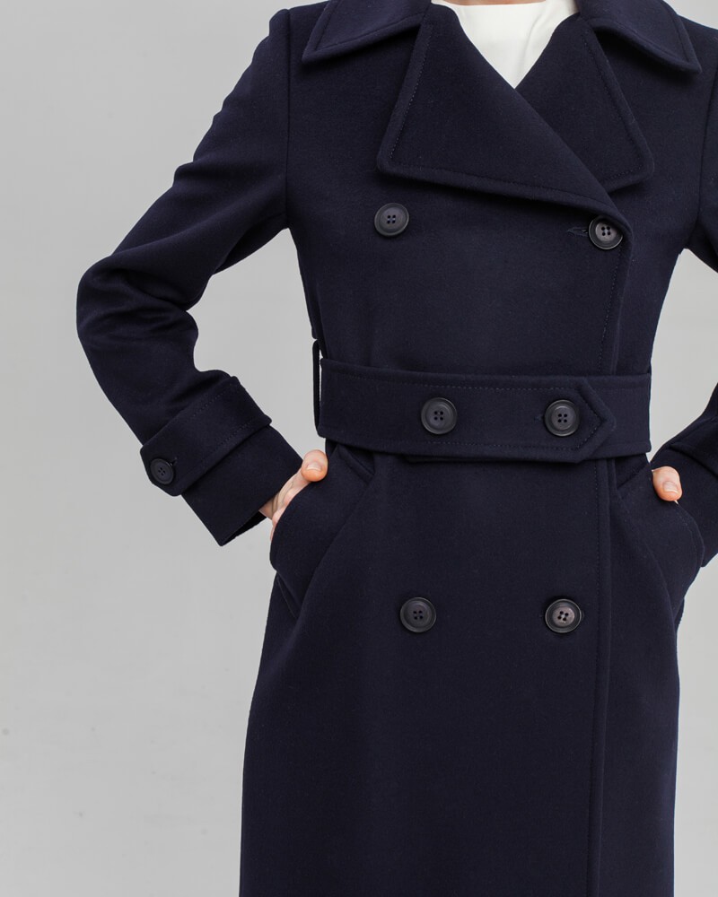 Пальто - Dandy CO-025 (темно-синий)