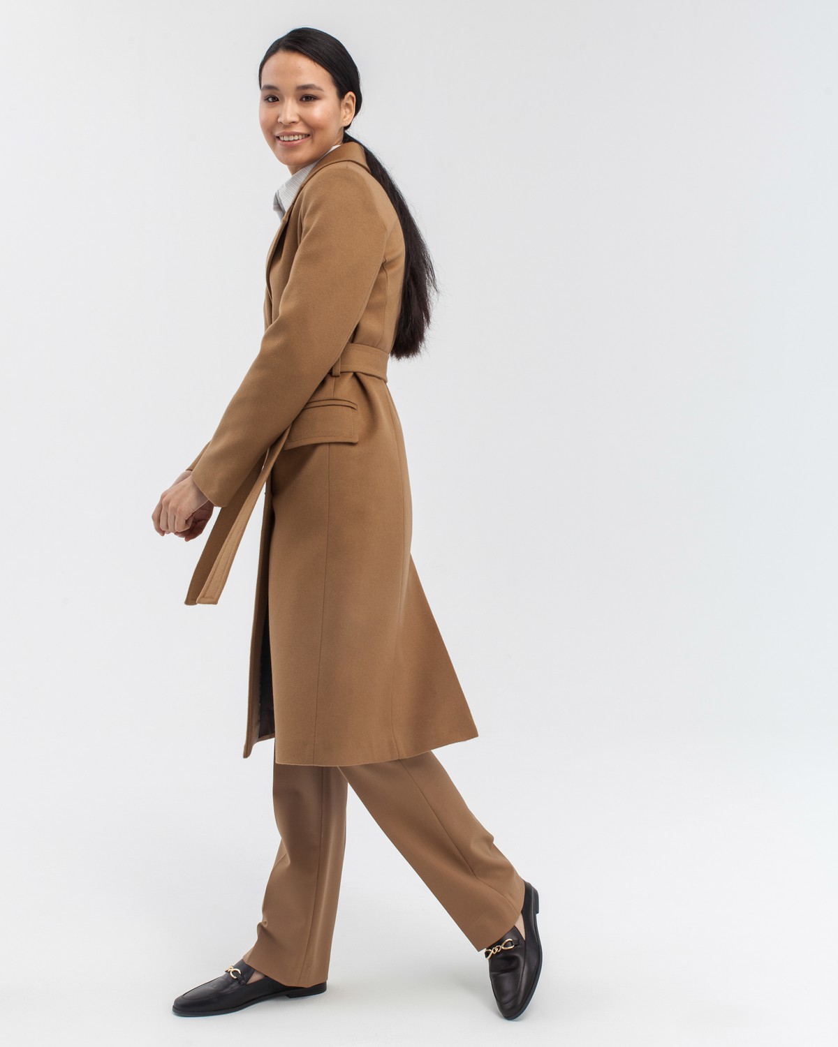 Пальто - Olivia CO-030 (кэмел)