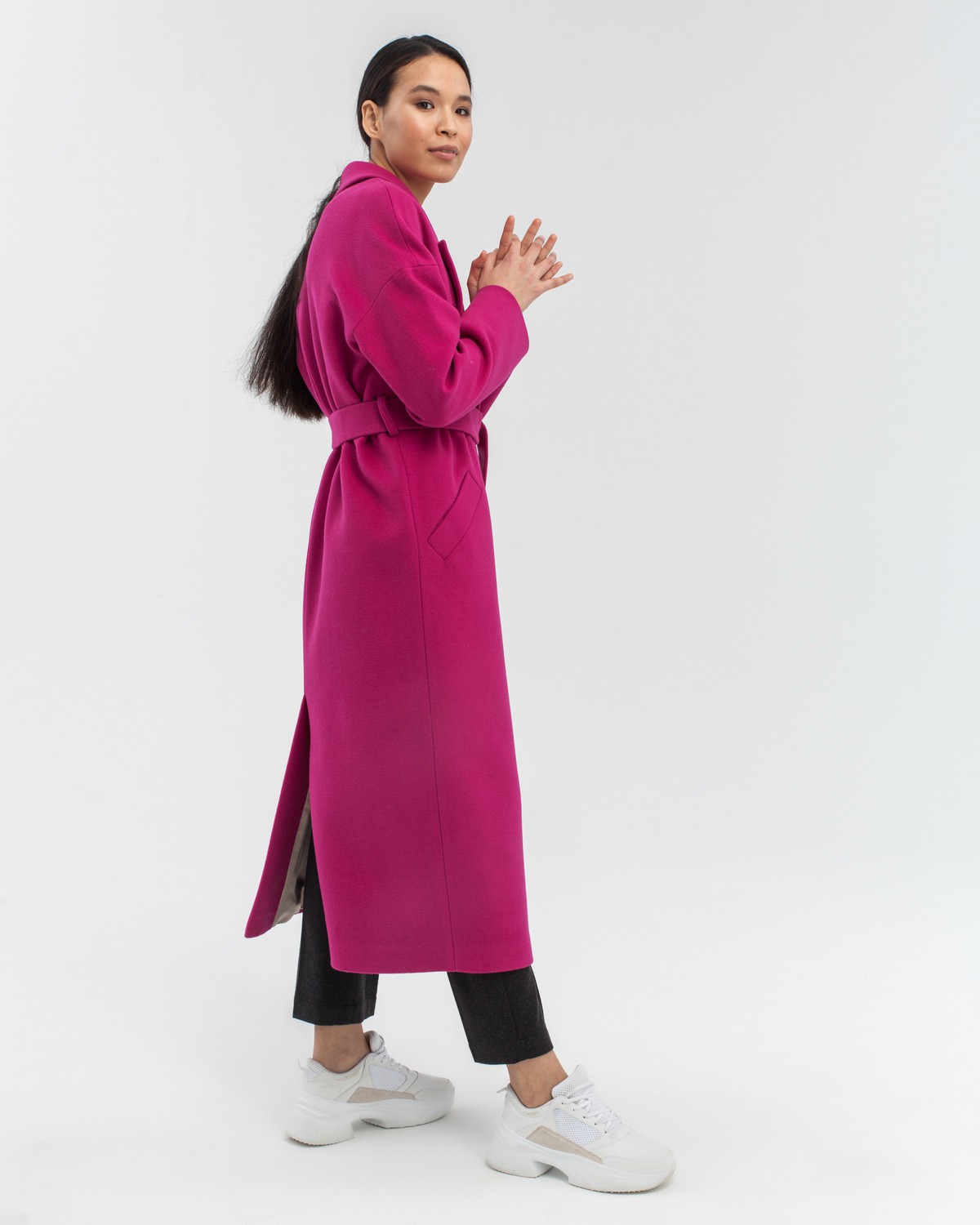 Пальто - Harvey MAXI CO-018 (фуксия)