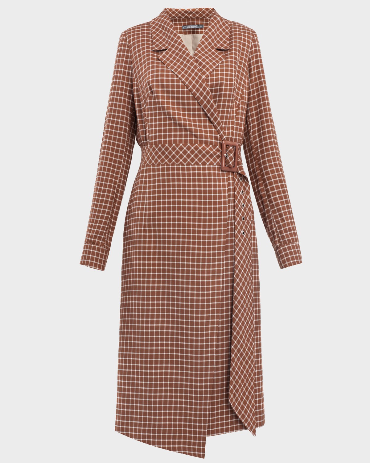 Платье DR-043 (коричневый)