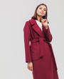 Пальто - Jaklin CO-028 (винный)
