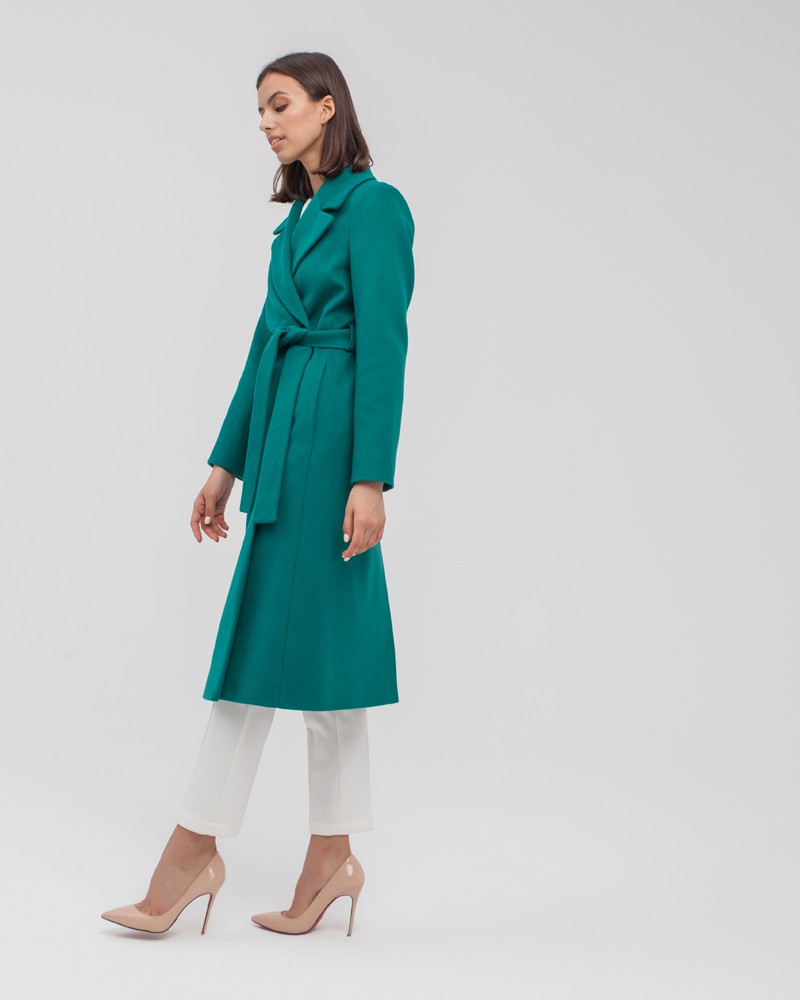 Пальто - Carrie NEW CO-033-1 (травяной)