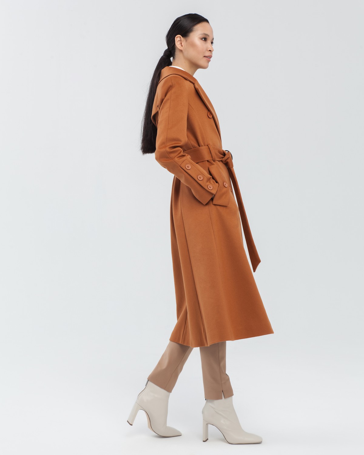 Пальто Ashlie (CO-047) (коричневый)