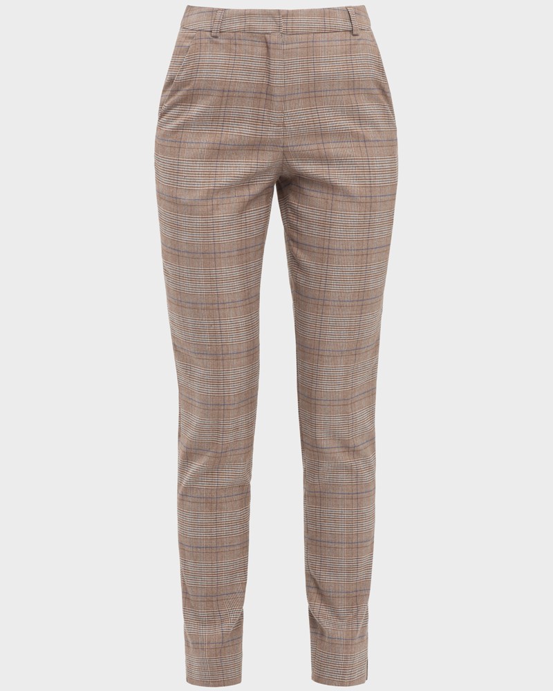 Брюки PA-021 (бежевая клетка)