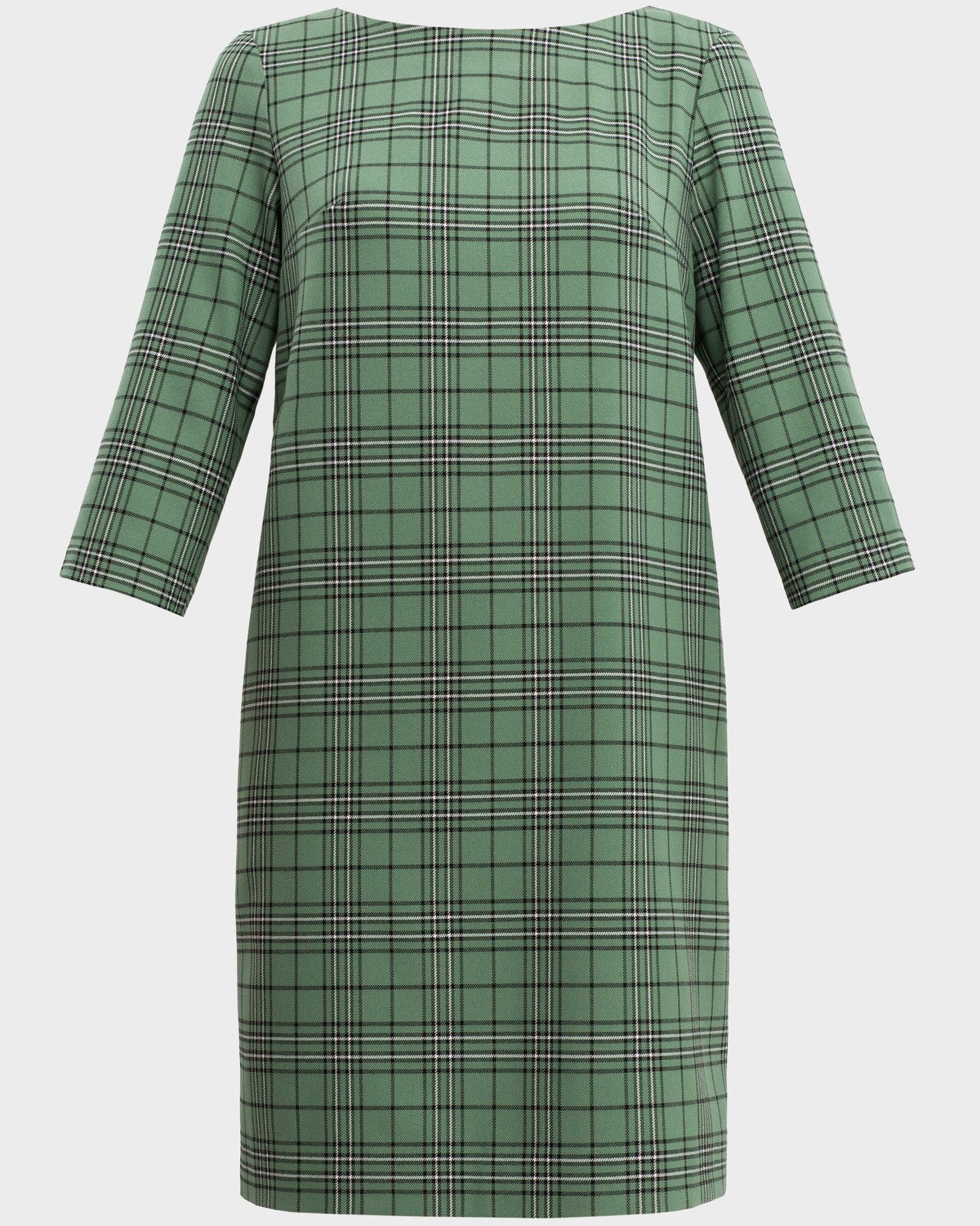 Платье DR-051 (зеленая клетка)