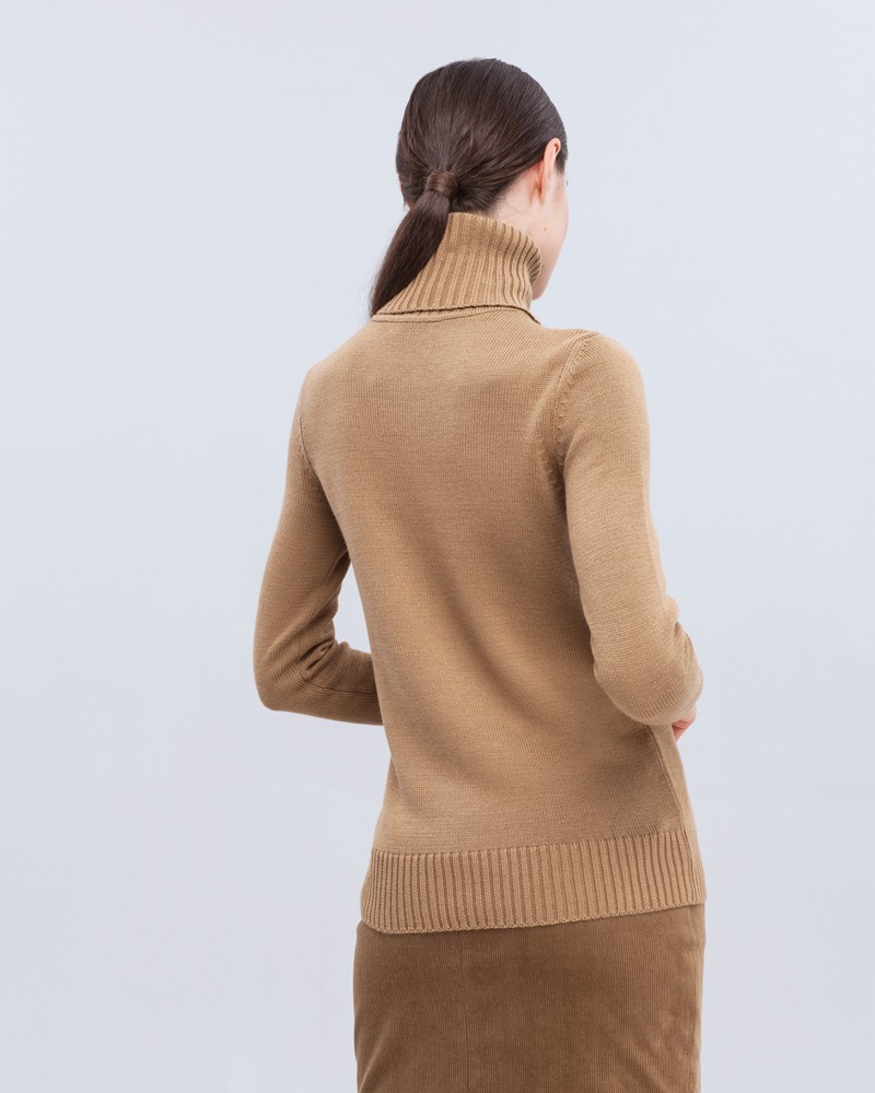 Водолазка, SW005, цвет: охра Allweneed Базовая водолазка с высоким горлом и длинным рукавом из шерстяного трикотажа. Прекрасно сочетается с жакетами и пальто и подойдет любому типу фигуры.
На модели размерXS/S