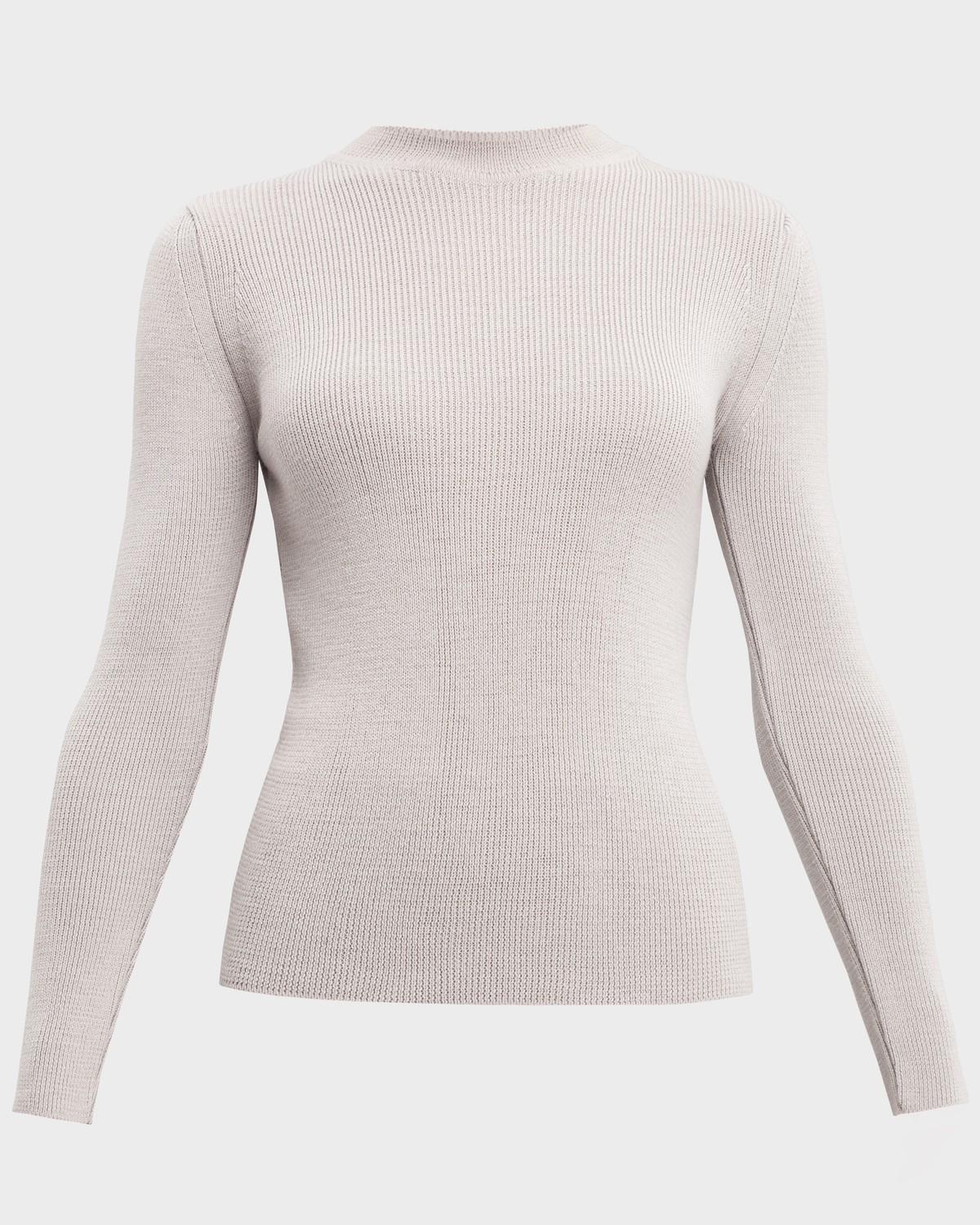 Джемпер шерстяной, цвет: серый Allweneed Джемпер из шерстяного трикотажа с длинным рукавом. В сочетании с юбкой в тон позволит создать расслабленный образ в стилеcasual.
На модели размер XS/S