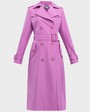 Тренч TR005, цвет: лаванда Allweneed Тренч классической посадки с втачным плечом, дополнен поясом с фурнитурой в тон изделия. Незаменимая вещь для яркихпрогулок