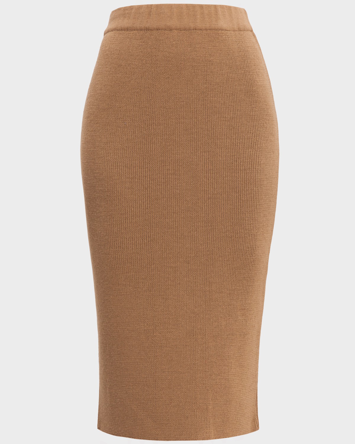 Юбка трикотажная миди, цвет: охра Allweneed Юбка длины миди из плотного шерстяного трикотажа слегка зауженная к низу. В сочетании с джемпером в тон позволит создать расслабленный образ в стиле casual.
На модели размер XS/S