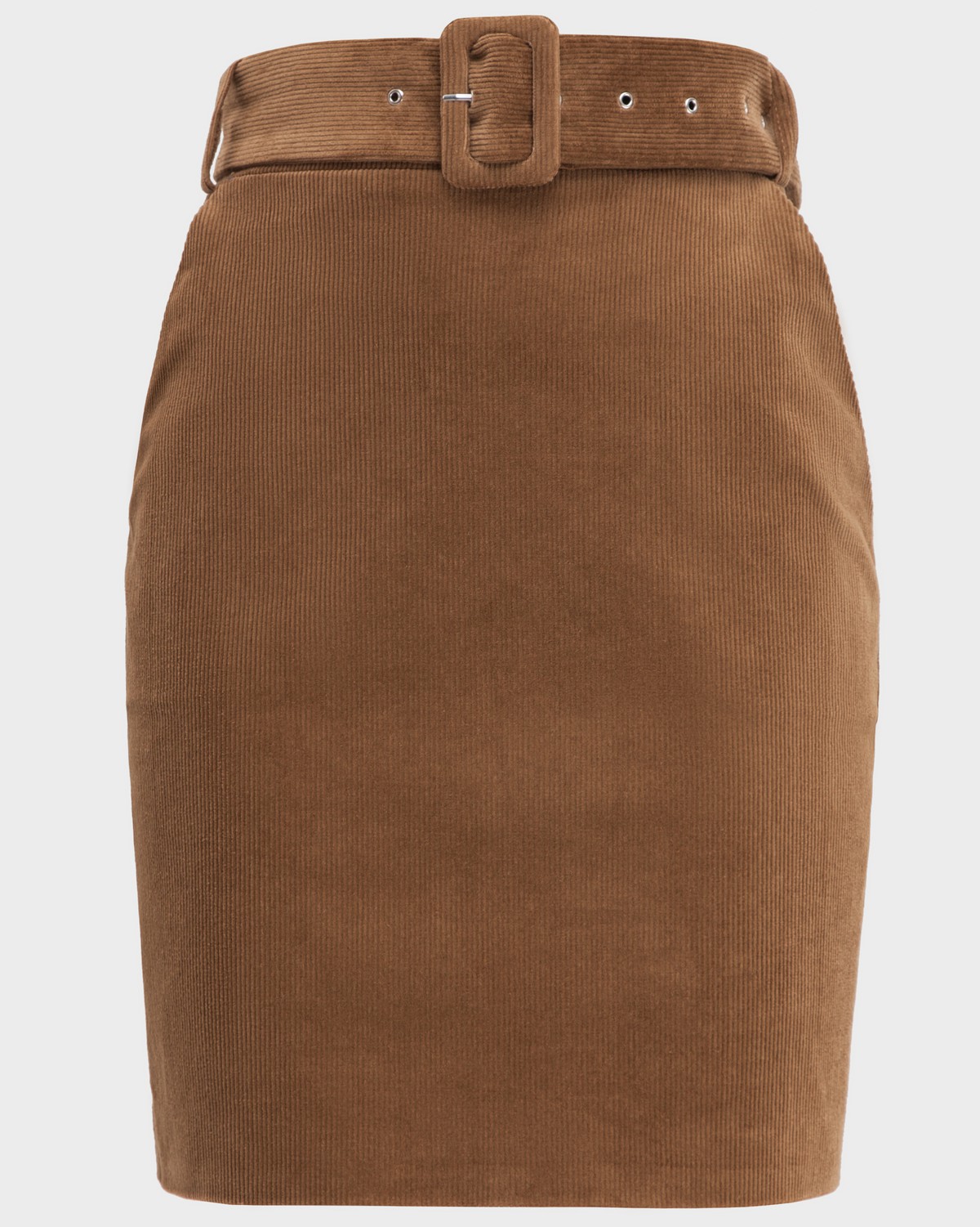 Юбка длины мини с карманами. Дополнена широким длинным поясом в тон с обтяжной пряжкой. Сочетайте с жакетом в тон, чтобы создать игривый деловой образ.

На модели размер XS