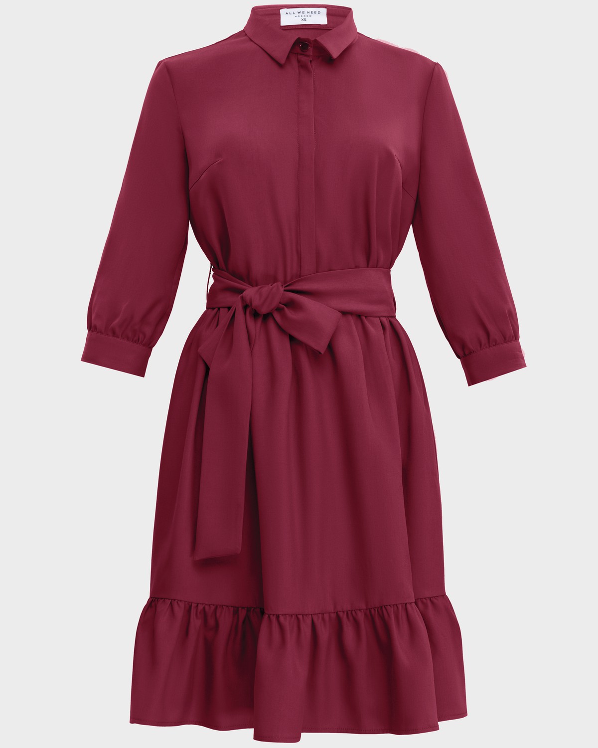 Платье DR-053 (бордовый)