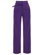 Брюки PA019, цвет: фиолетовый Allweneed Широкие брюки палаццо в пол с застежкой на ряд пуговиц и высокой талией. Дополнены тонким поясом с пряжкой в тон. Способны сделать Ваши ноги бесконечными.
На модели размер XS