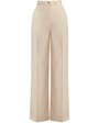 Брюки PA024, цвет: бежевый Allweneed Широкие брюки на высокой талии с затёжкой на две пуговицы и молнию. В сочетаниис обувью на каблуках удлиняют ноги и вытягивают рост.
На модели размер XS