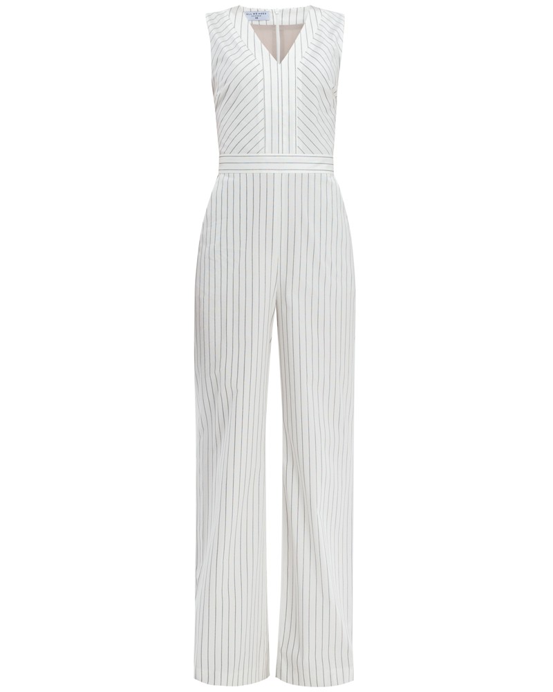 Комбинезон без рукавов с широкими брюками и V-образным вырезом, застегивается на потайную молнию. Настоящая палочка-выручалочка для случаев, когда Вам нечего надеть.

На модели размер XS