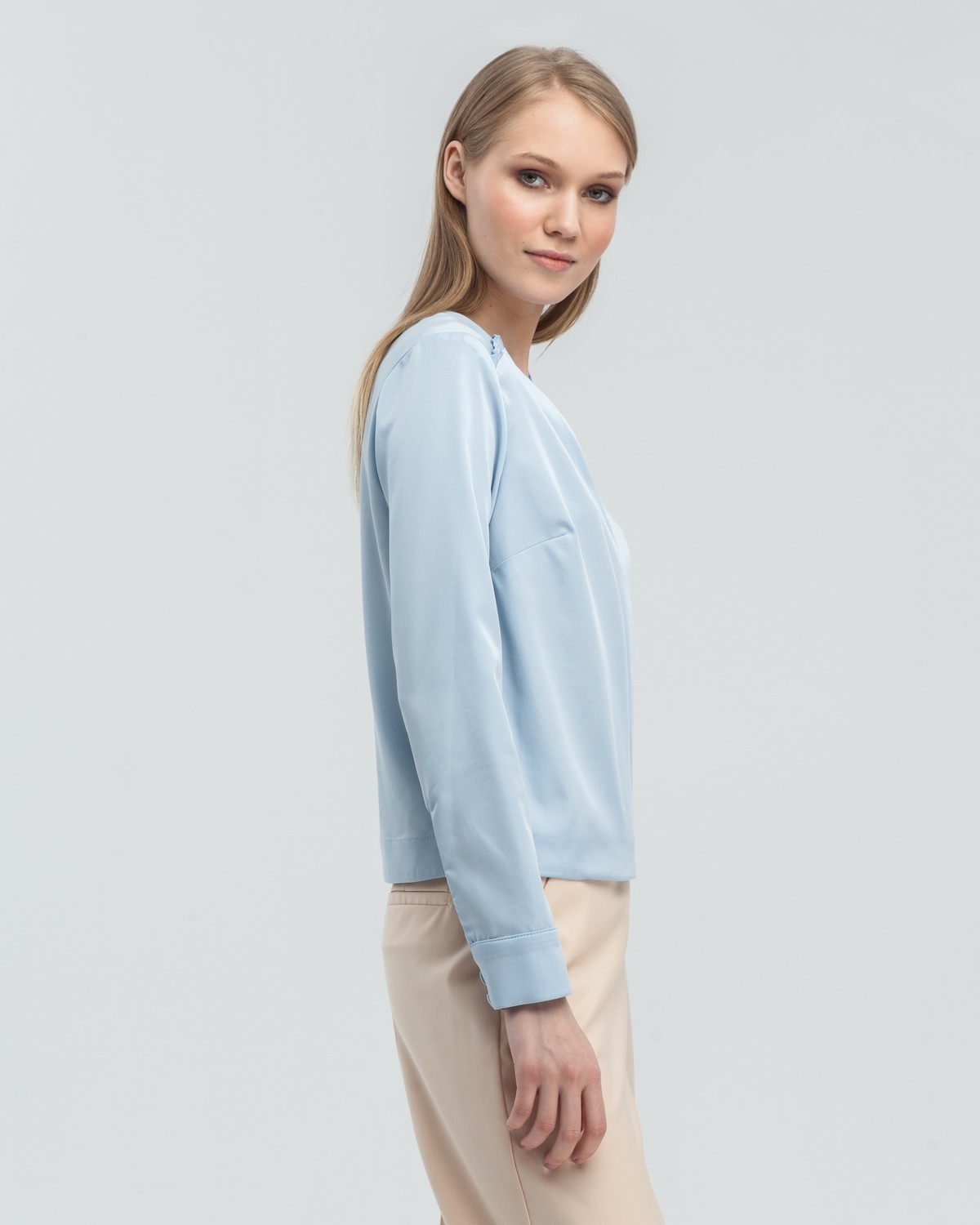 Блуза BL-012 (голубой)