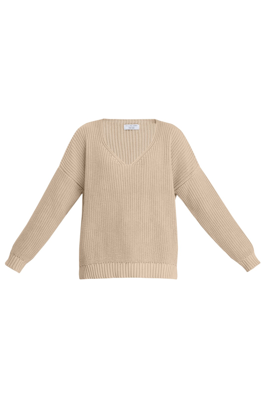 Свитер OVERSIZE SW-001 (бежевый)