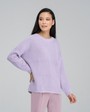 Свитер OVERSIZE SW001-1, цвет: лавандовый Allweneed Хлопковый свитер крупной вязки с круглым вырезом.Cвитероверсайзпозволяет создать множество образов, которыеподчеркнут девичью хрупкость. В нем удобно и уютно,его обладательница будет выглядеть как никогда женственно и изящно.