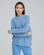 Свитер OVERSIZE SW001-1, цвет: голубой Allweneed Хлопковый свитер крупной вязки с круглым вырезом.Cвитероверсайзпозволяет создать множество образов, которыеподчеркнут девичью хрупкость. В нем удобно и уютно,его обладательница будет выглядеть как никогда женственно и изящно.