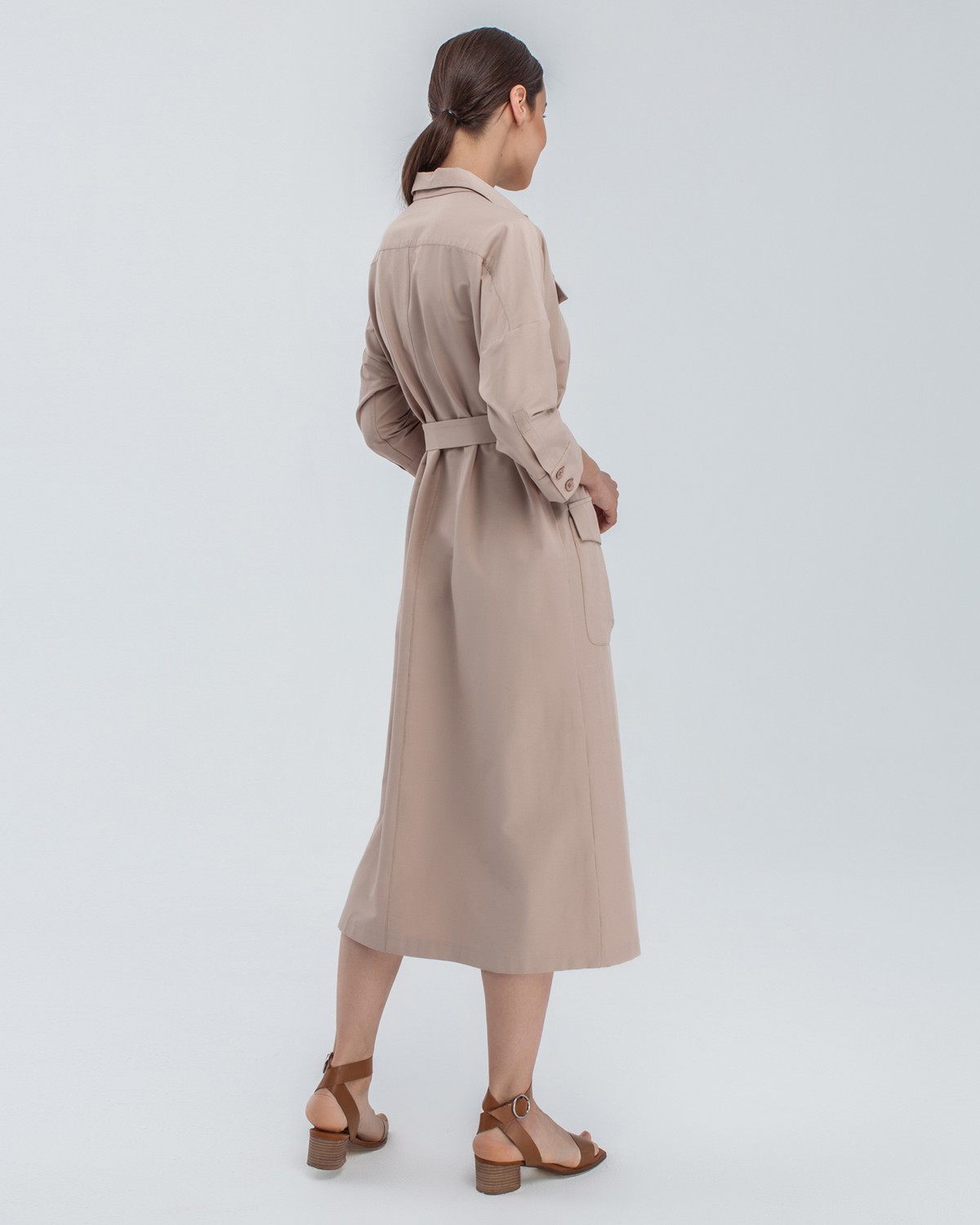 Платье DR-048 (бежевый)