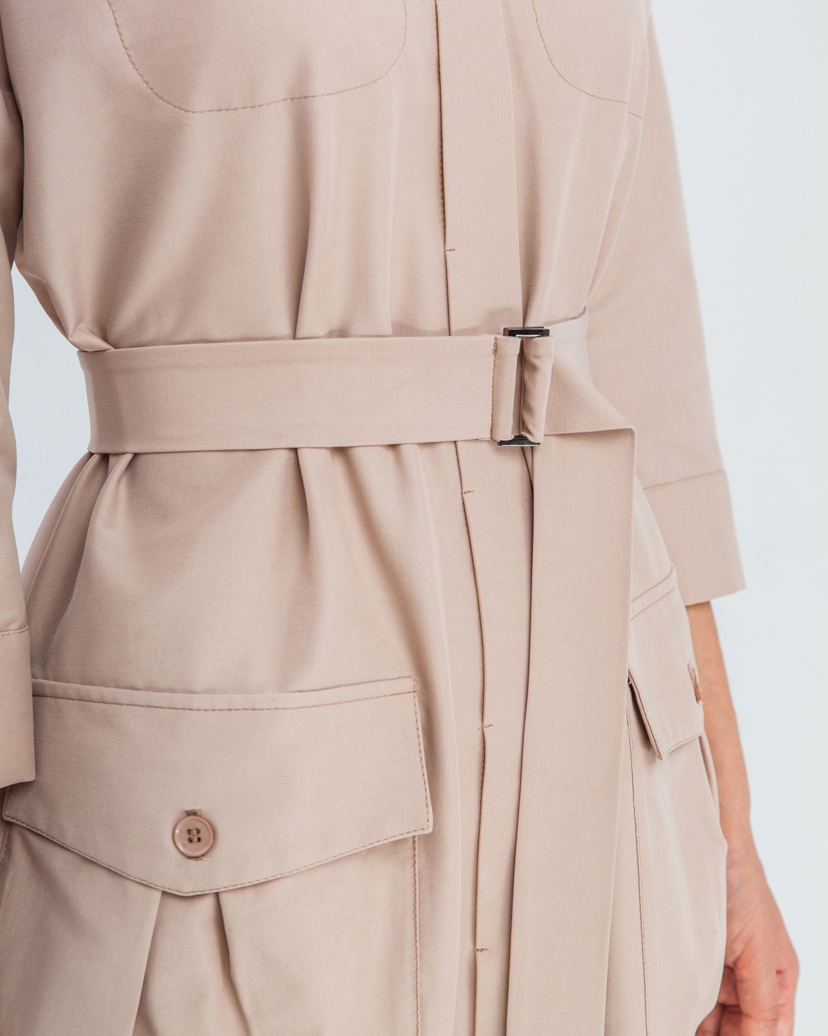 Платье DR-048 (бежевый)