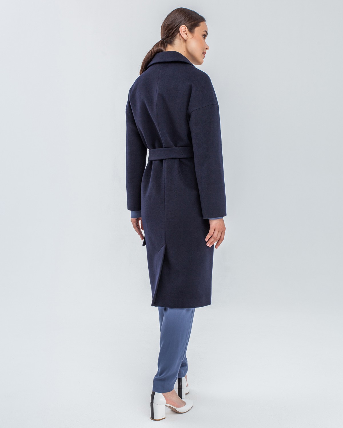 Пальто - Harvey CO-006 (темно-синий)