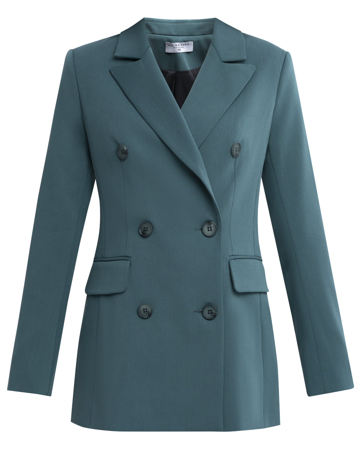 Слегка приталенный двубортный жакет из плотной мягкой вискозы послужит удачным дополнением не только к деловым нарядам, но и к повседневным образам. Незаменимый элемент базового гардероба, который легко сочетать с брюками, юбками, платьями и денимом.

На модели размер XS