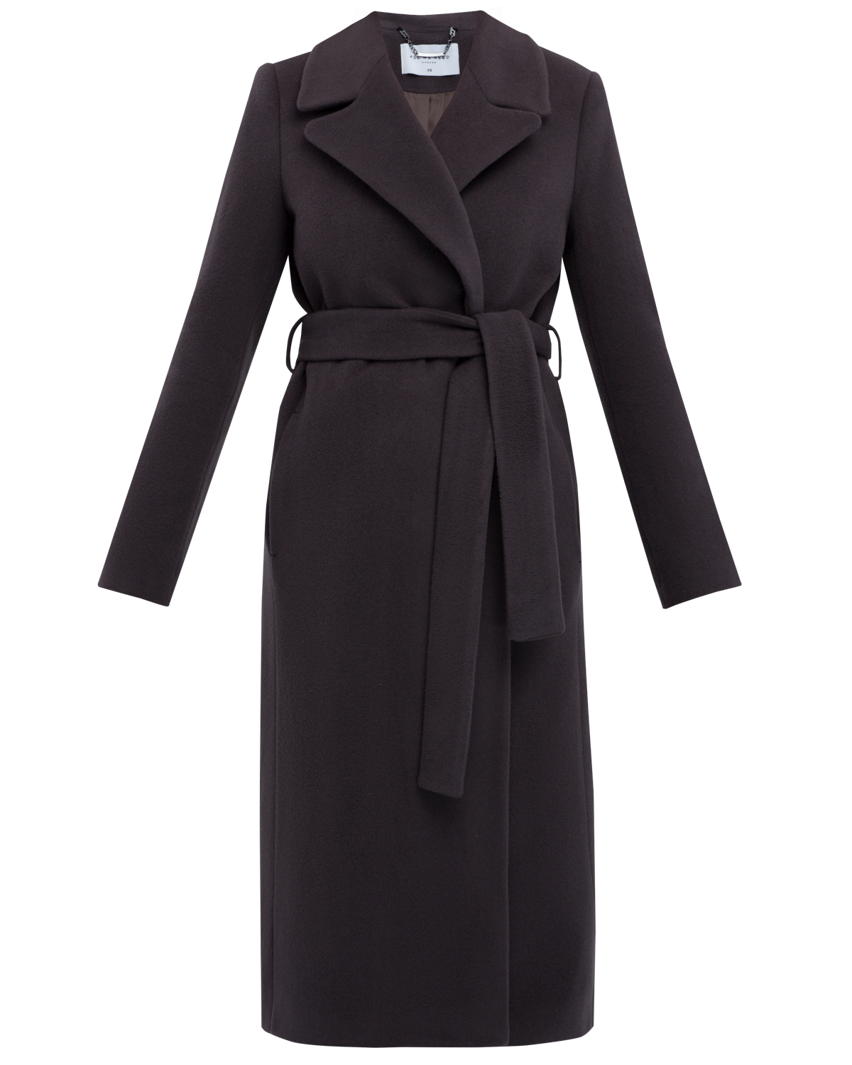Пальто из плотной шерсти на подкладе. Модель прямого силуэта с английским воротником, классической линией плеча. Дополнено двумя вместительными втачными карманами и поясом из основного материала.
Женственный силуэт пальто и пояс, подчеркивающий талию, делает эту модель идеальным вариантом для любителей классики.

На модели размер XS