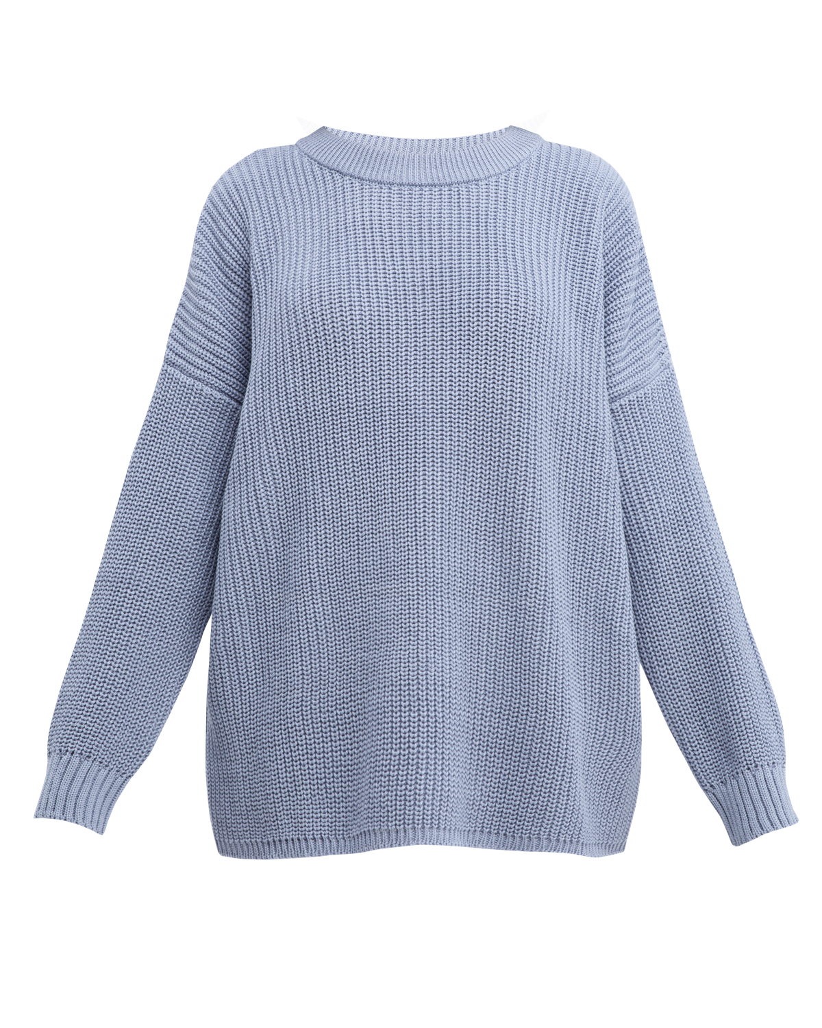 Хлопковый свитер крупной вязки с круглым вырезом. В нем удобно и уютно, его обладательница будет выглядеть как никогда женственно и изящно. Нежный хлопок дышит и позволяет поддерживать оптимальный температурный режим.