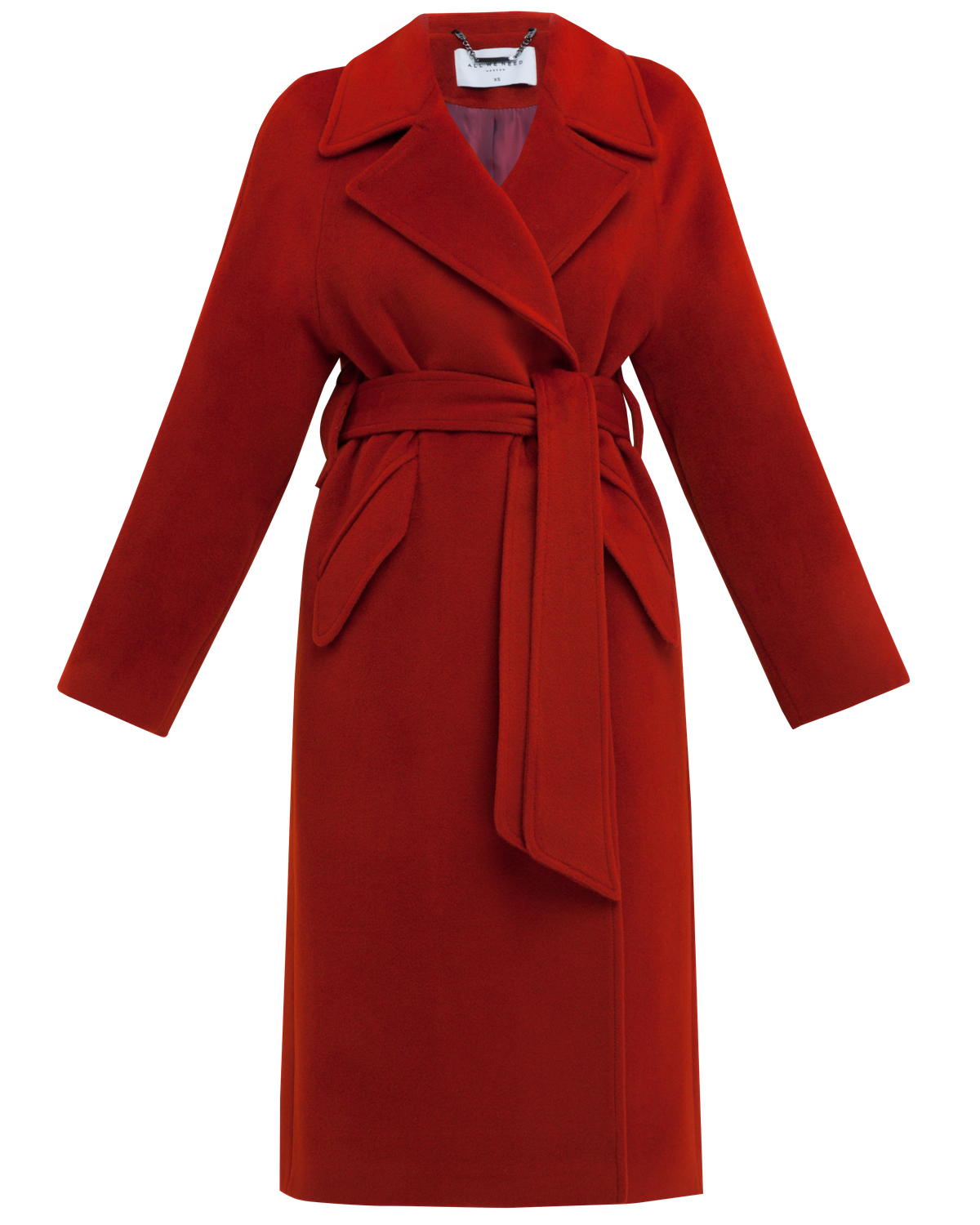 Пальто-халат Flora с рукавом реглан, цвет: терракотовый Allweneed Пальто-халат длины миди с клапанами на карманах, рукавом реглан. Дополнено декоративными отстрочками и воротником-стойка с фигурным вырезом. Данная модель красиво подчеркивает женственные формы за счет пояса.
На модели размер XS