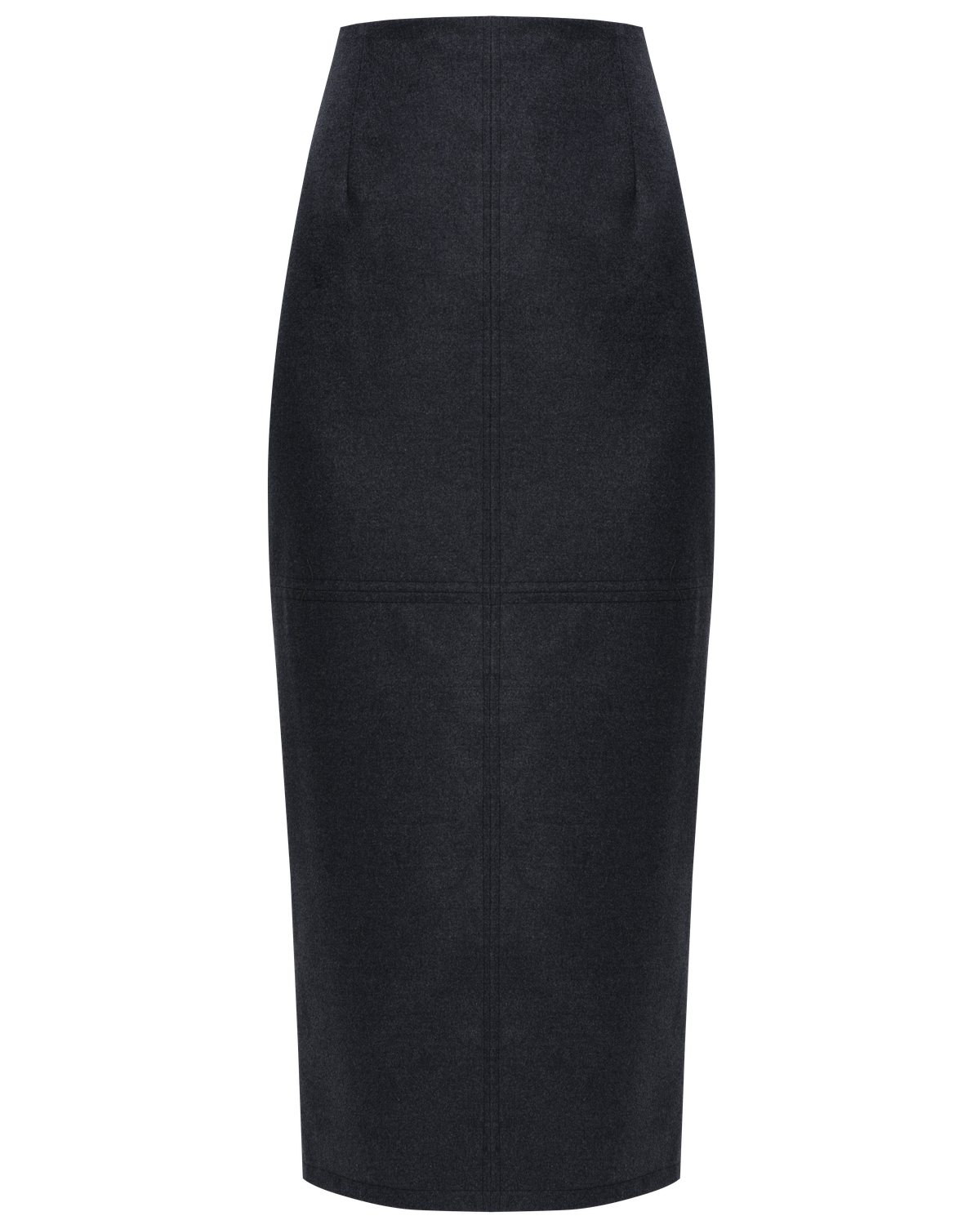 Прямая юбка-карандаш длины миди. В среднем шве по спинке застежка на потайную молнию. Юбка состоит из четырех частей - со средним швом и горизонтальным, выше колена. Сзади присутствует разрев, который не будет стеснять движение. Базовая юбка, которую можно сочетать с жакетами и блузами различных цветов.

На модели размер XS