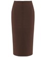 Юбка-карандаш миди, цвет: коричневый Allweneed Прямая юбка-карандаш длины миди. В среднем шве по спинке застежка на потайную молнию. Юбка состоит из четырех частей - со средним швом и горизонтальным, выше колена. Сзади присутствует разрев, который не будет стеснять движение. Базовая юбка, которую можно сочетать с жакетами и блузами различных цветов.
На модели размер XS