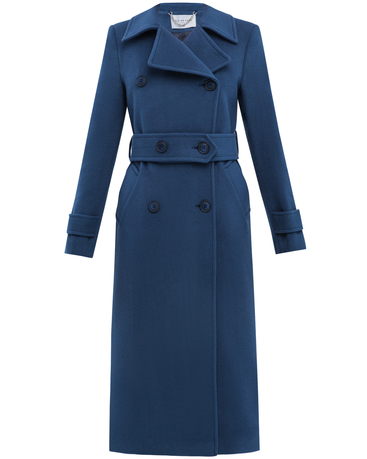 Пальто-тренч Dandy с поясом на пуговицах, цвет: серо-синий Allweneed Двубортное пальто-тренчс кокеткой по спинке, широким поясом на пуговицах и шлицей сзади.
Рукава декорированы патами на пуговицах. Классический крой в сочетании с элементами стиля милитари - отличная альтернатива минимализму.
На модели размер XS