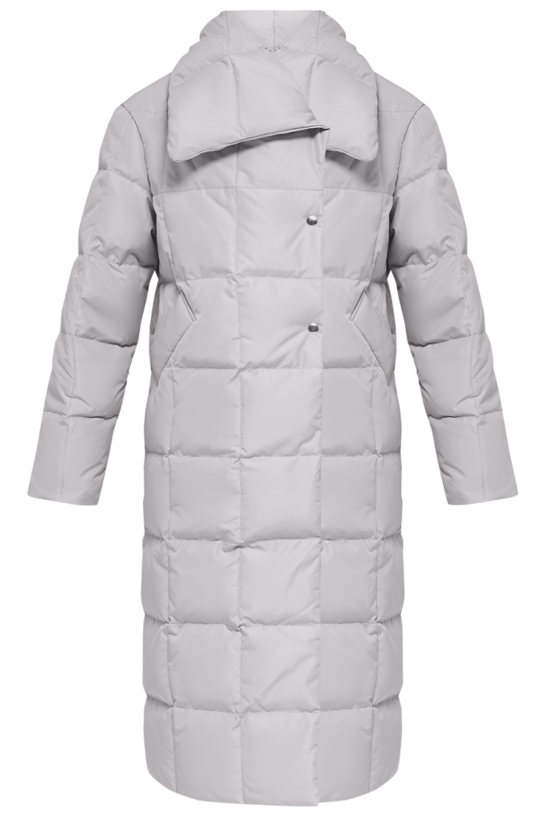 Пуховик-одеяло, цвет: светло-серый Allweneed Стеганый пуховик - пик популярности в этом сезоне. Данная модель дополненавысоким воротом. Он позволяет носить пуховик без шарфа.
Изделие дополнено втачными карманами.Застежка на кнопки.
У модели удобный крой рукава, что позволяет подвернуть или укоротить его.
Защищает от ветра и дождя, держит тепло до -25.
На модели размер XS/S