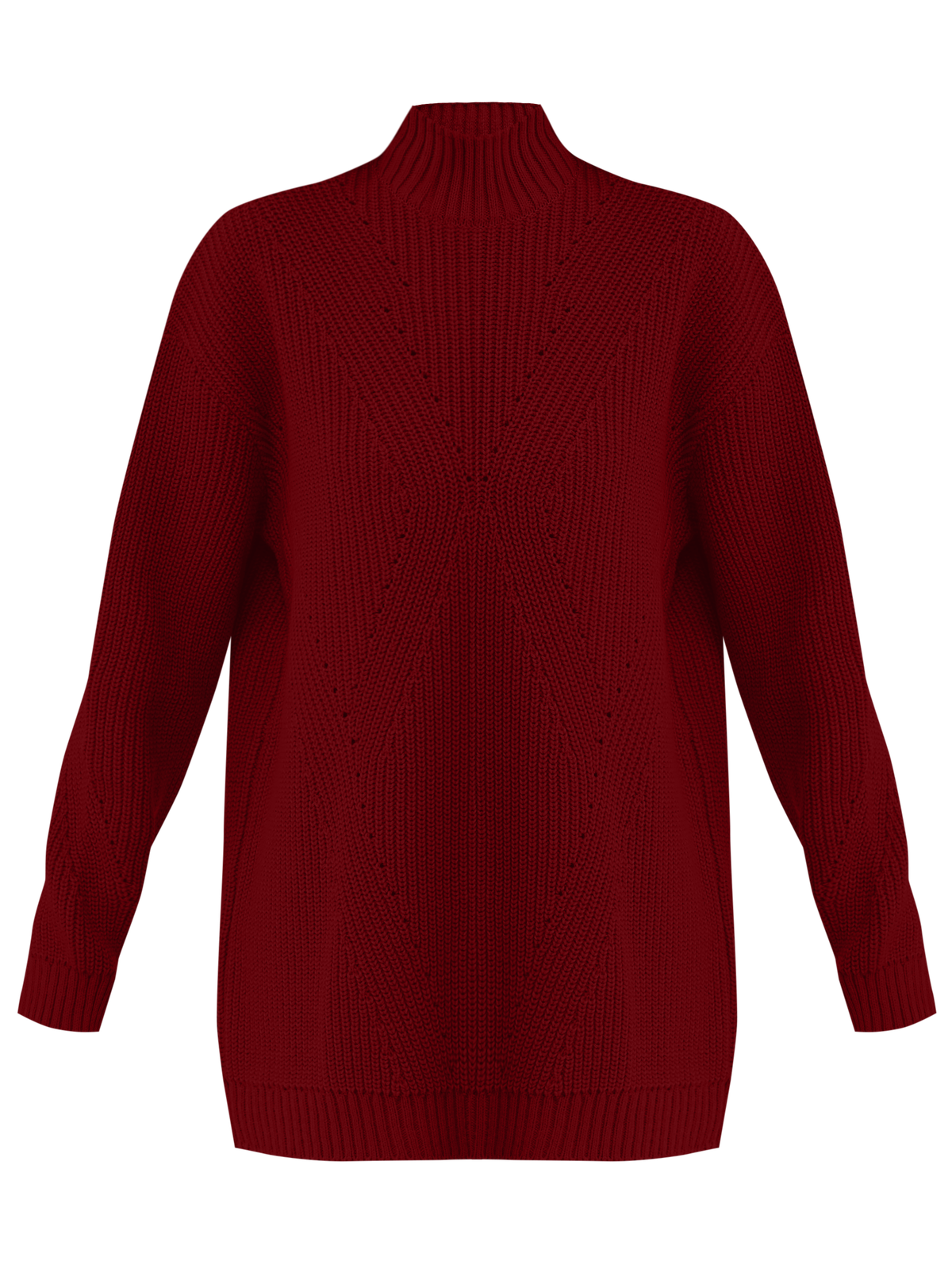 Теплый свитер с добавлением шерсти альпака. Модель дополнена фигурной вязкой спереди. Приятной особенностью является то, что свитер мягкий на ощупь и не колется. Сочетайте данную модель с джинсами или в деловом образе.