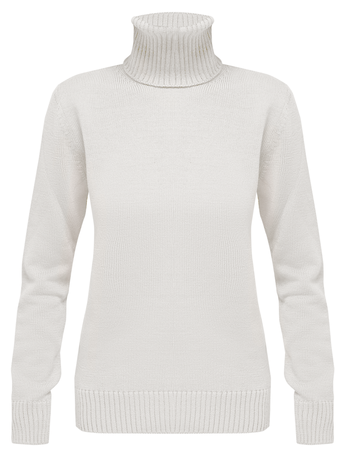 Базовая водолазка с высоким горлом и длинным рукавом из шерстяного трикотажа. Прекрасно сочетается с жакетами и пальто и подойдет любому типу фигуры.

На модели размерXS/S