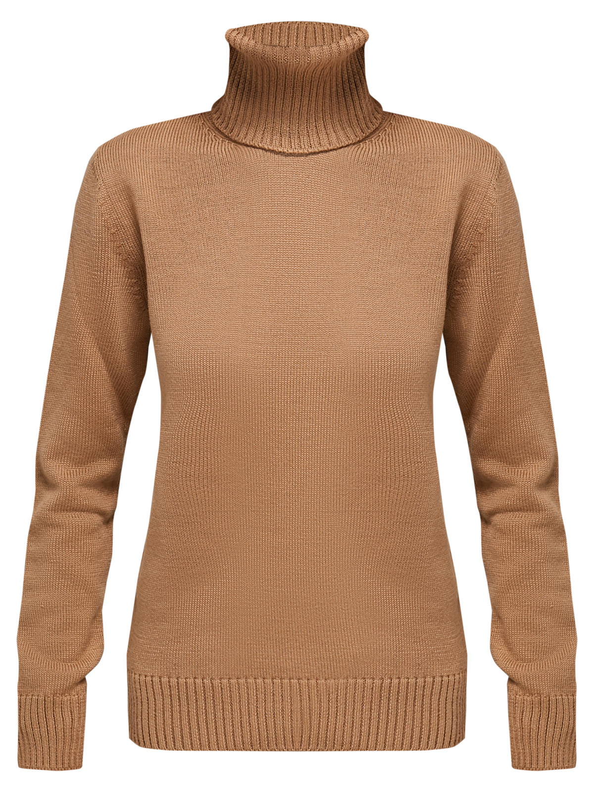 Базовая водолазка с высоким горлом и длинным рукавом из шерстяного трикотажа. Прекрасно сочетается с жакетами и пальто и подойдет любому типу фигуры.

На модели размерXS/S